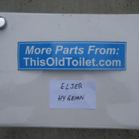 Tank Eljer Hygeian built-in flush valve style. - This Old Toilet