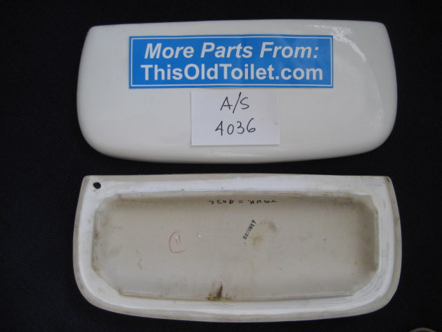 Tank lid Amercian Standard Hydra # 4036 - This Old Toilet