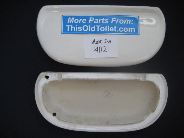 Tank lid American Standard Cadet # 4098, 4112, # 735.083 - This Old Toilet