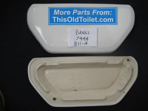 Tank lid Briggs Vacuity 7444 BII A - This Old Toilet