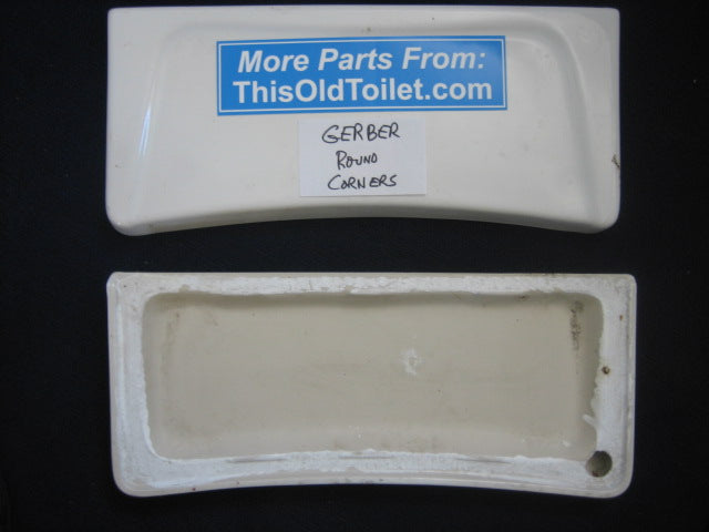 Lid Gerber 28-299 or W6 or W5 rounded front corners - This Old Toilet