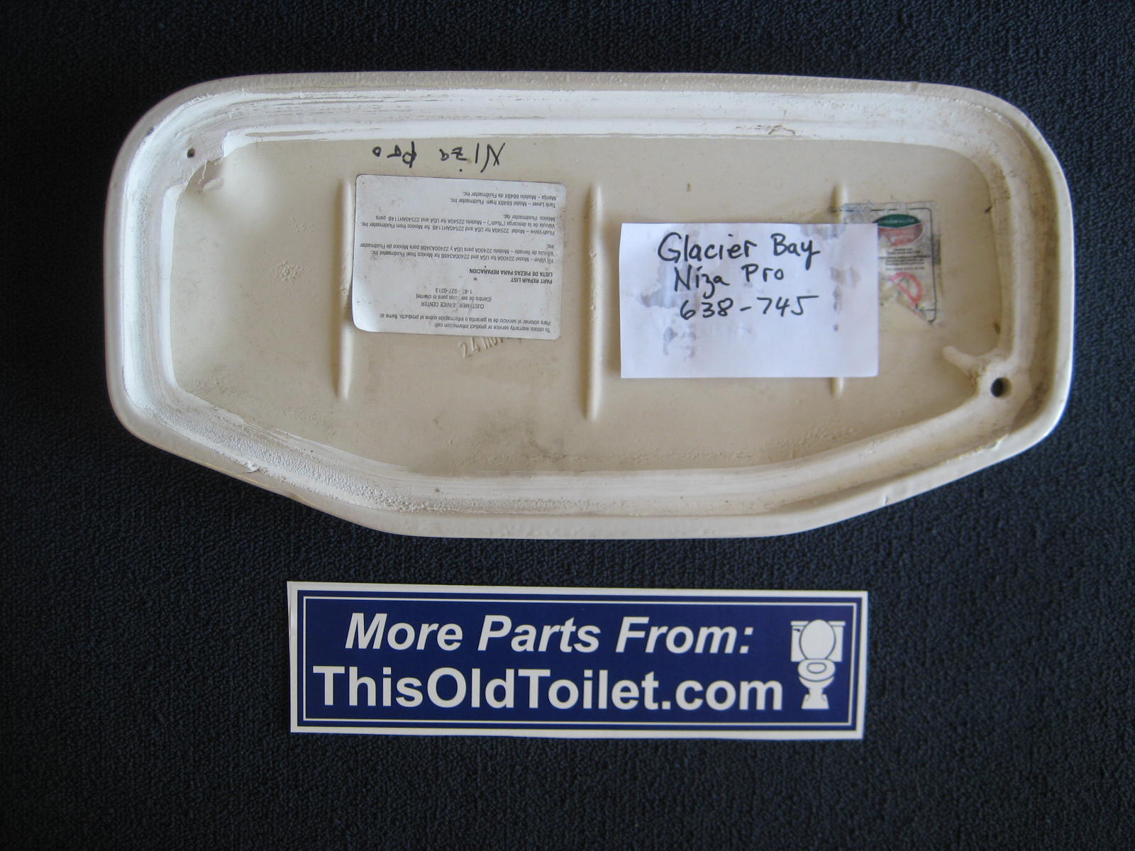 Tank Lid Glacier Bay 638745, Niza Pro WCRS1NP4P2, St. Thomas Creations