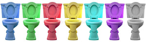 Toilet Color Identification Service with Samples linked to prior order